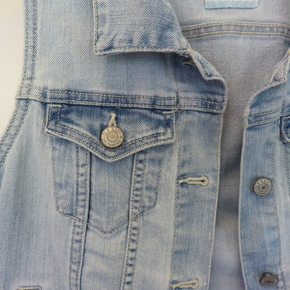 Light Blue Jean Vest Old Navy XS......................325 - Picture 4 of 11